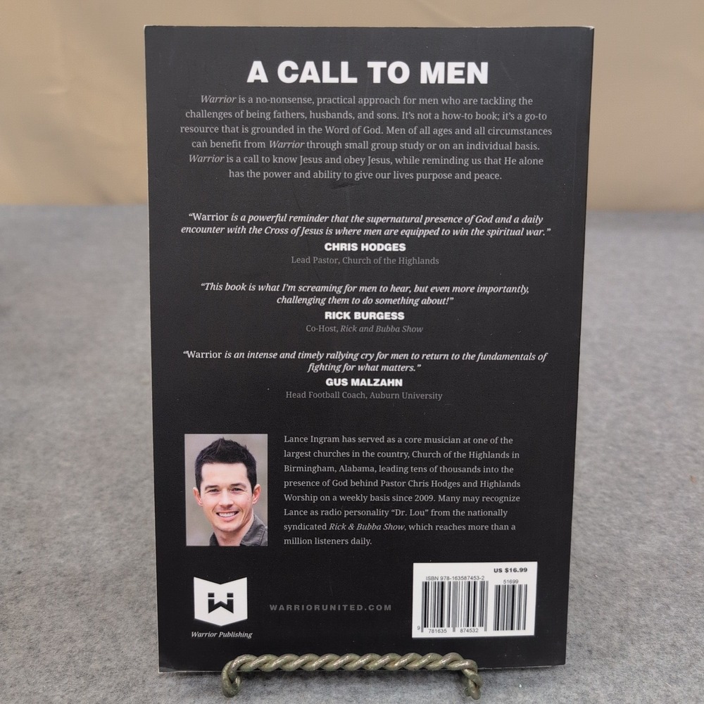 Warrior Equipping Men for Spiritual Victory Lance Ingram Paperback Rick Burgess - Picture 2 of 4